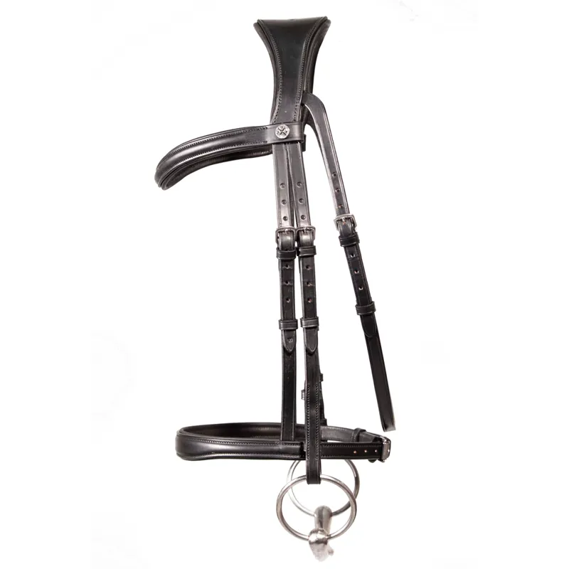 Henry James Cavesson Bridle - Black-1